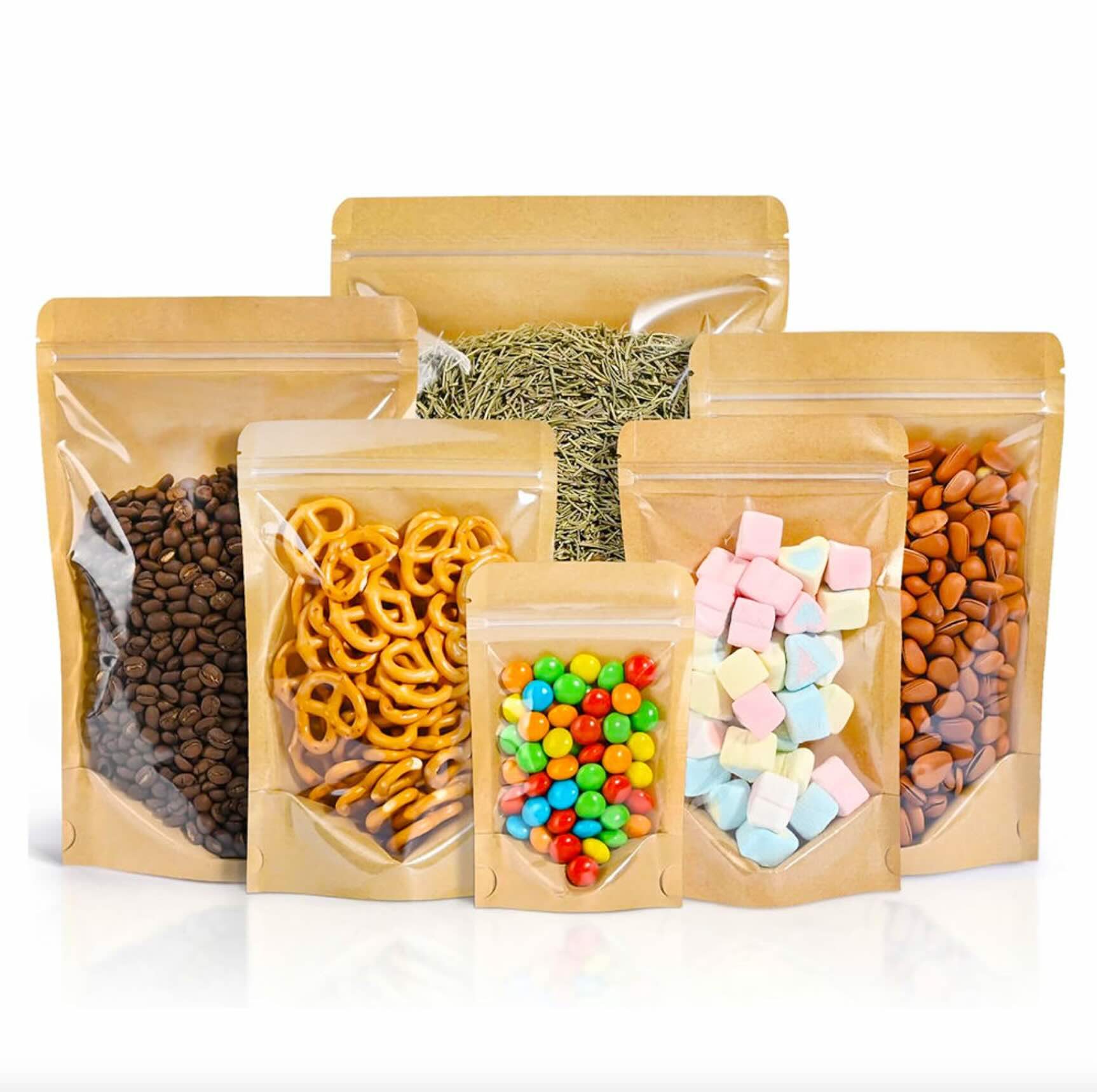 Black Matte Resealable Pouch With Gold | Gerun Pack